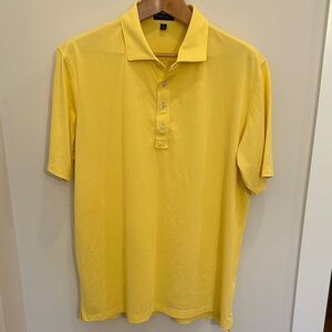 Peter Millar Bright Yellow Polo Shirt